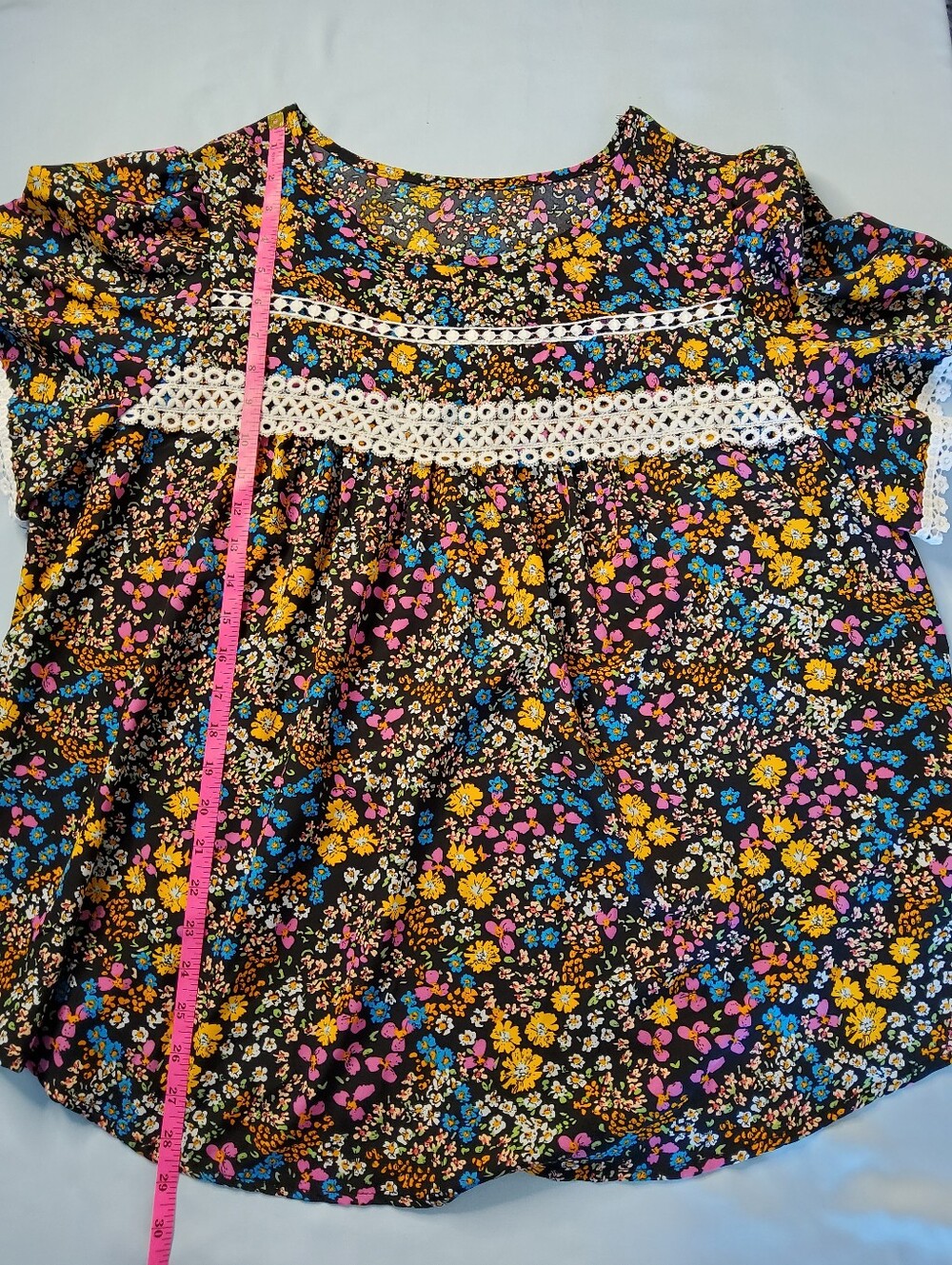 Shein Curve Floral Women's Blouse - Multicolor - Picture 3 of 8
